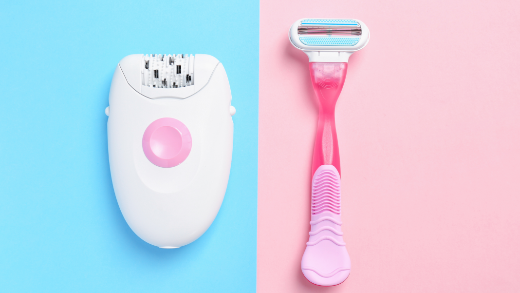 trimmer and razor hair removal